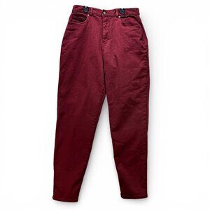 Gloria Vanderbilt Women Stretch Size 16 Medium Denim Maroon
